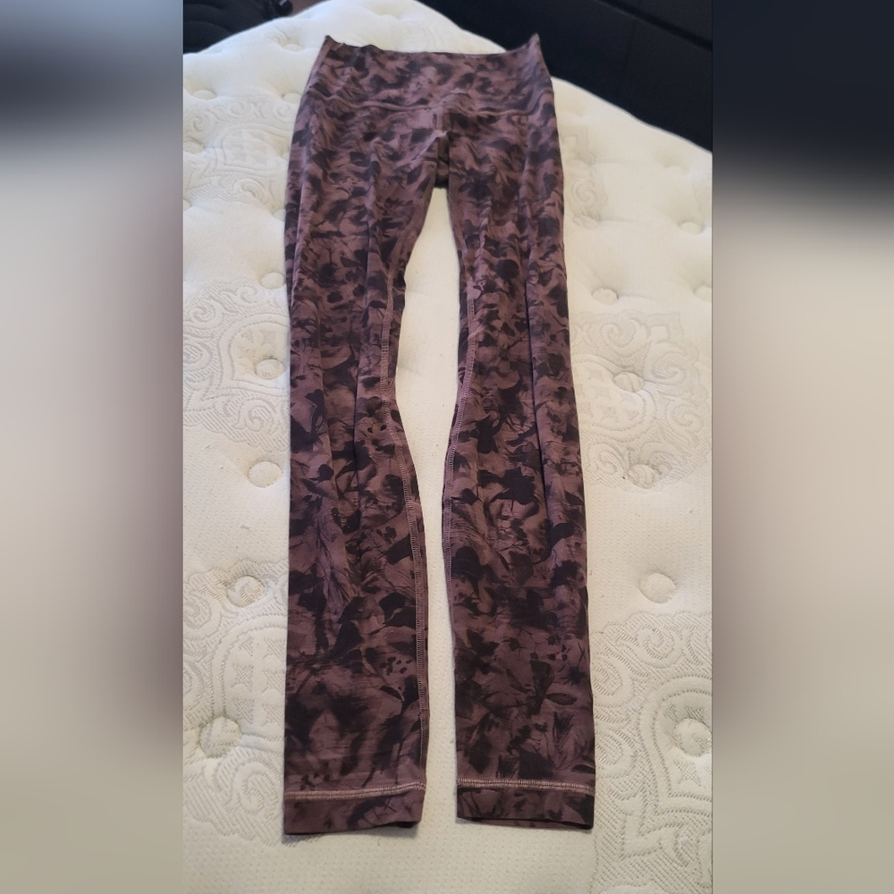 Lululemon Align Purple Patterned Leggings Size 4